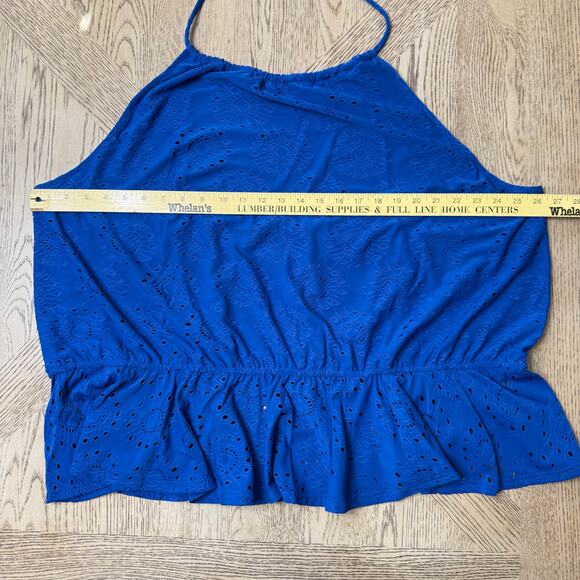 ModCloth Sought After in Sapphire Halter Top 4X NWT - Picture 6 of 11